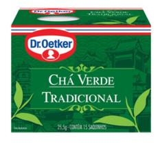 4 chá verde tradicional 25,5g dr.oetker