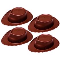 4 Chapéu de Vaqueiro Cowboy Story p/ Fantasia Woody Jessie Atacado Lembrança Festa
