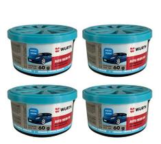 4 Cheirinhos Carro Aromatizante Automotivo Marine Wurth 60g Azul Marine 4 Cheirinhos Carro Aromatizante Automotivo Marine Wurth 60g Azul Marine