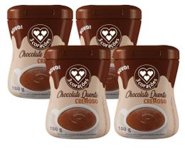 4 CHOCOLATE QUENTE CREMOSO Pó Solúvel Pote 3 Corações 4 CHOCOLATE QUENTE CREMOSO Pó Solúvel Pote 3 Corações