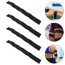 4 Cinta Faixa Elástica P/ Eletrodos Corrente Russa Tens 60cm 4 Cinta Faixa Elástica P/ Eletrodos Corrente Russa Tens 60cm
