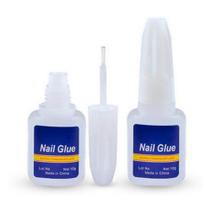 4 Cola Com Pincel Unhas Tips Alongamento Acrigel Fibra 10g 4 Cola Com Pincel Unhas Tips Alongamento Acrigel Fibra 10g