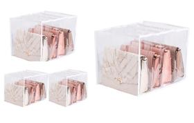 4 Colmeia Organizadora Gaveta Bolsa Lençol 4 Nichos 40X30X30