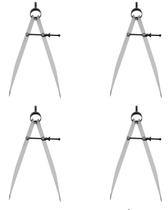 4 Compasso De Medição E Marcação 300mm Gedore Cinza