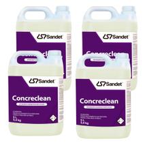 4 Concreclean Remove Minério Agarrado 5l Sandet Detergente
