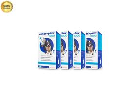 4 Condroplex 1000 Suplemento para Cães cachorro e gatos comprimidos