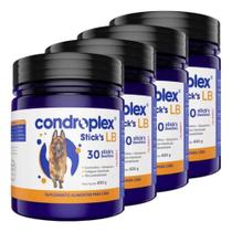 4 Condroplex Sticks Lb Suplemento Cachorro Cão Cães 120 Un