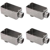 4 Condulete 3/4 Tipo Lb Alumínio S/rosca S/placa Sieg 4 Condulete 3/4 Tipo Lb Alumínio S/rosca S/placa Sieg