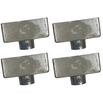 4 Condulete Tipo B Em Alumínio Sem Rosca 1/2 Polegada Sieg