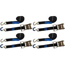 4 Conjunto Amarração Cargas 1,5T 3M 35Mm Com Gancho S 4 Conjunto Amarração Cargas 1,5T 3M 35Mm Com Gancho S