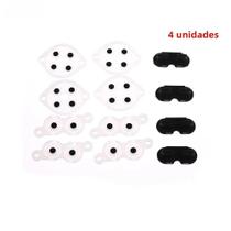 4 Conjuntos de Almofadas Condutoras de Silicone para Controlador Nintendo NES