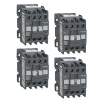4 Contator EasyPact TVS 9A 3P Bobina 220VCA 1NA Schneider