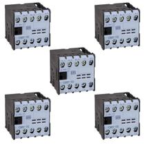 4 Contatores Mini Weg 1NA 7A 220V Cw07 Tripolar 60Hz 4 Contatores Mini Weg 1NA 7A 220V Cw07 Tripolar 60Hz