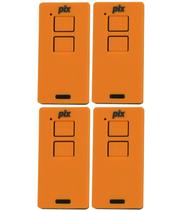 4 Controle Portão Alarme Cerca Elétrica 433,92mhz Tix Pix Garen Ppa Zap Rcg Seg Laranja