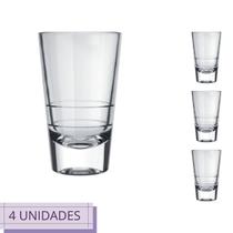 4 Copinhos Shot Caninha 100ml Vodka Bebidas Cachaça Nadir