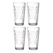 4 Copo de Vidro Vitrage Transparente 350ML Nadir Suco Água 4 Copo de Vidro Vitrage Transparente 350ML Nadir Suco Água