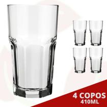4 Copos Bristol 410ML Nadir Long Drink Cappuccino Bebidas