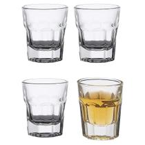 4 Copos De Vidro Shot 42Ml Cachaça Pinga Licor Tequila Bar 4 Copos De Vidro Shot 42Ml Cachaça Pinga Licor Tequila Bar