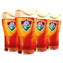 4 Copos P/ Cerveja Edição Limitada Fluminense 120 Anos 425ml