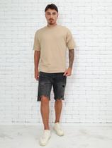 4 Cores Diferentes Camisetas Lisas Oversized / Premium