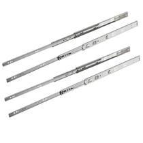 4 Corrediça Telescópica Reforçada 30cm 45kg Trilho