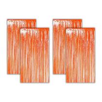 4 Cortinas Neon Fita Franja Decoração Festa