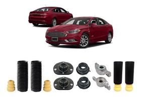 4 Coxim Batente Dianteiro Traseiro Fusion 2013/2019 Completo