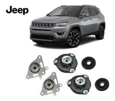 4 Coxim Da Suspensão Dianteira Traseira Jeep Compass 2016 2017 2018