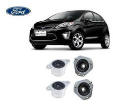 4 Coxim Suspensão Dianteira Traseira Ford New Fiesta 2011 A 2020