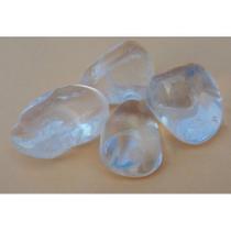 4 Cristal Grande pedra Rolado com 3 cm aproximadamente