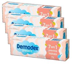 4 Dermodex Prevent Creme para Prevenção de Assaduras 30g