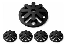 4 Descanso Para Panela Floral Base Suporte Proteção Mesa Mdf 4 Descanso Para Panela Floral Base Suporte Proteção Mesa Mdf