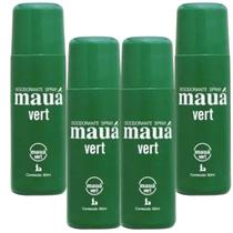 4 Desodorante Spray Mauá Vert 90ml 4 Desodorante Spray Mauá Vert 90ml