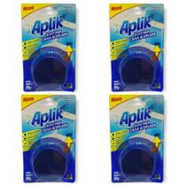 4 Desodorizador Sanitário Bloco Caixa Acoplada Perfumado Até 300 Descarga 50g Marca Aplik - Envio Já