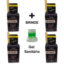 4 Difusor Ambiente Aromatizador Senalândia Flor de Figo 280ml Difusor Vareta Aromatizante - Envio Já