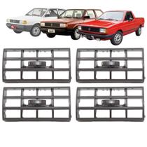 4 Difusor Saída De Ar Painel Gol Saveiro Voyage Parati 1981 82 83 84 85 86 1987 Marrom