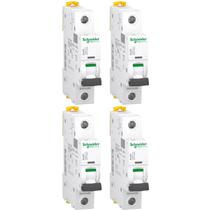 4 Disjuntor Unipolar 2A Curva C Linha ACTI 9 A9F74102 Schneider 4 Disjuntor Unipolar 2A Curva C Linha ACTI 9 A9F74102 Schneider