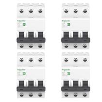 4 Disjuntores Tripolar Din 3ka 3p C 20a - Schneider Ez9f33320