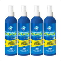 4 Educador Sanitário Atrativo Cães Filhotes 100 Ml Good Pet