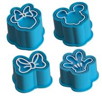 4 Ejetores Disney Mickey Minnie Luva e Laço