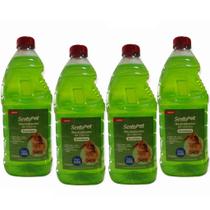 4 Eliminador Xixi Cocô Cão Gato Bloqueador Pet 2 Litro Lavanda Marine Citronela Eucalipto - Envio Já