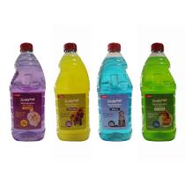 4 Eliminador Xixi Cocô Cão Gato Bloqueador Pet 2 Litro Lavanda Marine Citronela Eucalipto - Envio Já