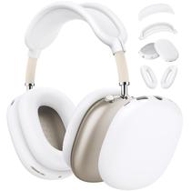 4 em 1 Capa de silicone para AirPods Max USB-C (2024) - branca 4 em 1 Capa de silicone para AirPods Max USB-C (2024) - branca