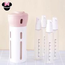 4 Em 1 Dispenser Portátil De Viagem Para Shampoo Creme Sabonete Líquido - oem