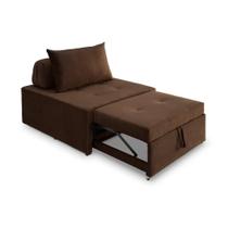 4 em 1 Poltrona, Puff, Chaise e Cama Ares Estofama
