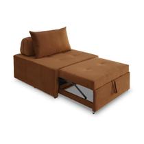 4 em 1 Poltrona, Puff, Chaise e Cama Ares Estofama