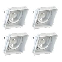4 Embutido No Frame Ar70 Quadrado Recuado Save Energy