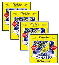 4 Encordoamento VIOLAO CLASSICO GIANNINI Canario bolinha MED 4 Encordoamento VIOLAO CLASSICO GIANNINI Canario bolinha MED