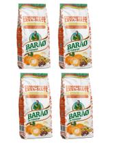 4 Erva Mate Chimarrão BARÃO BERGAMOTA composta 500g
