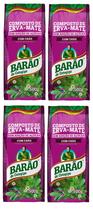 4 Erva Mate Chimarrão BARÃO CHÁS COMPOSTA FUNCHO 500g